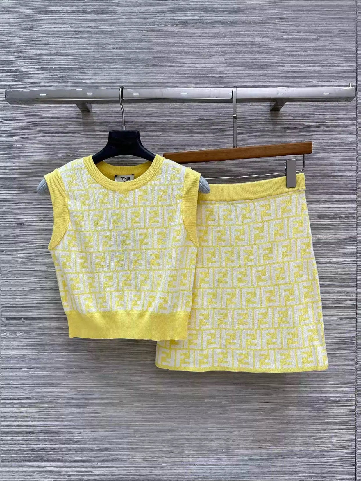 Knitted skirt set