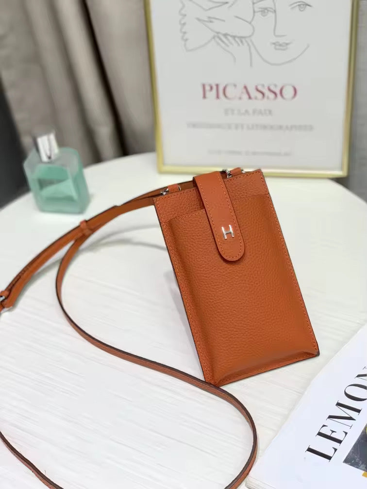Leather cell bag