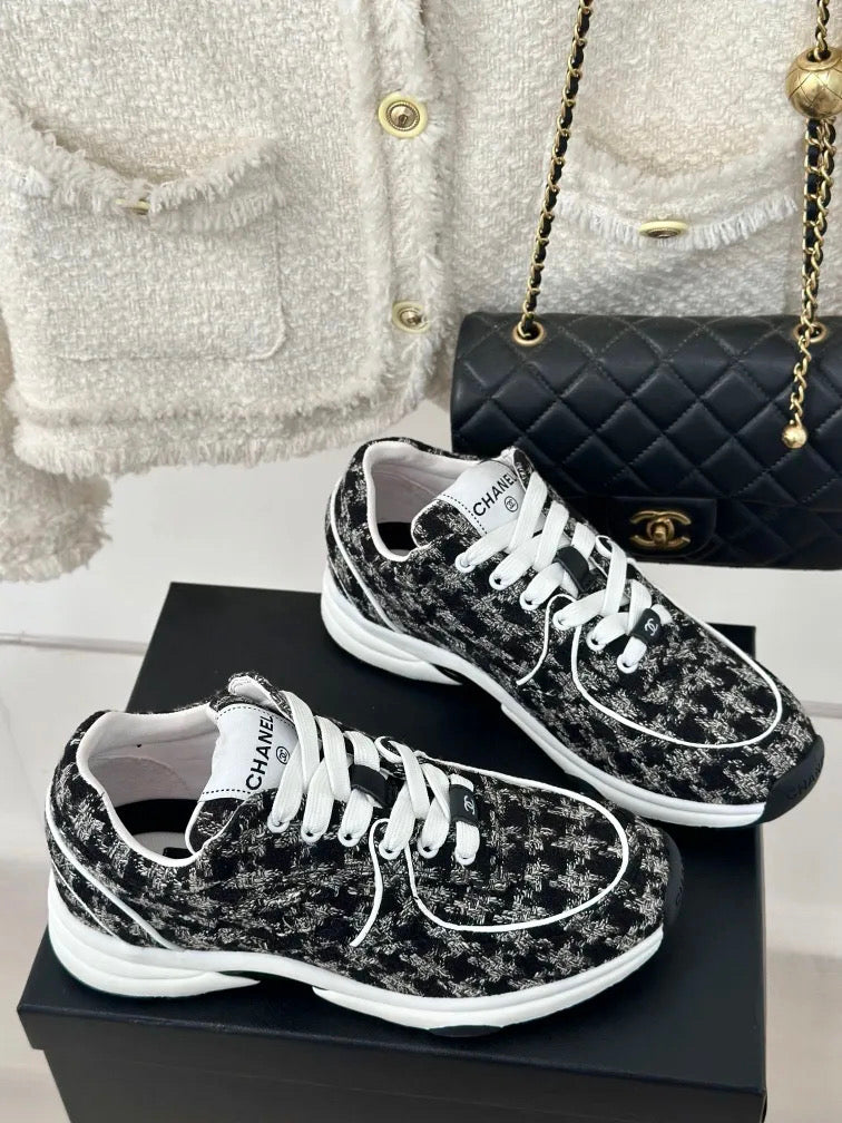 Tweed Tennis Shoe