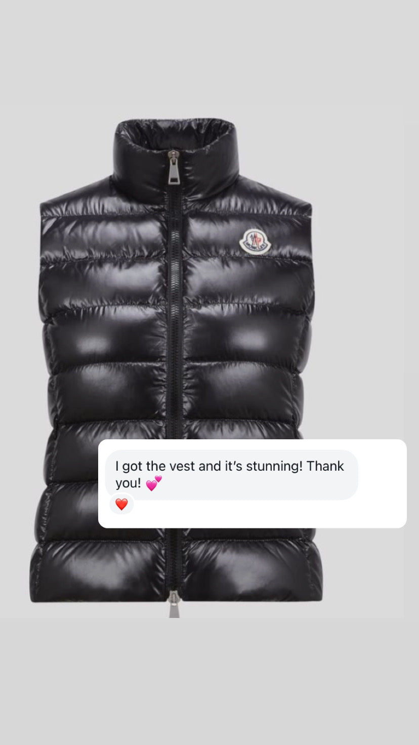 Black Puffer Vest