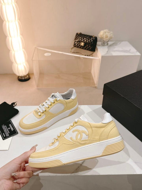 Colorful tennis shoes with white