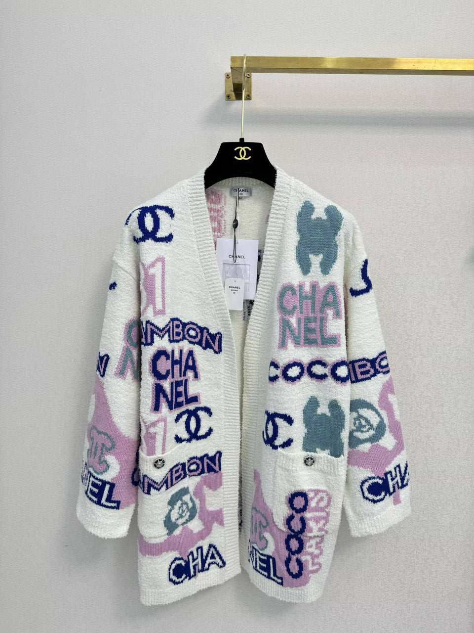 Oversized Cardigan with color