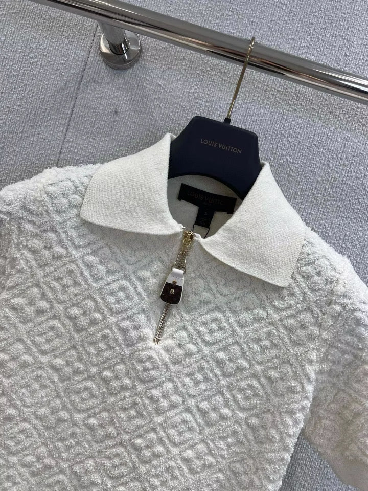 Cream luxury Top