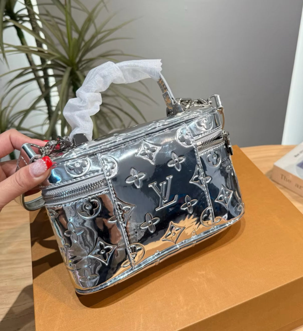 Mini Chrome Silver Top handle