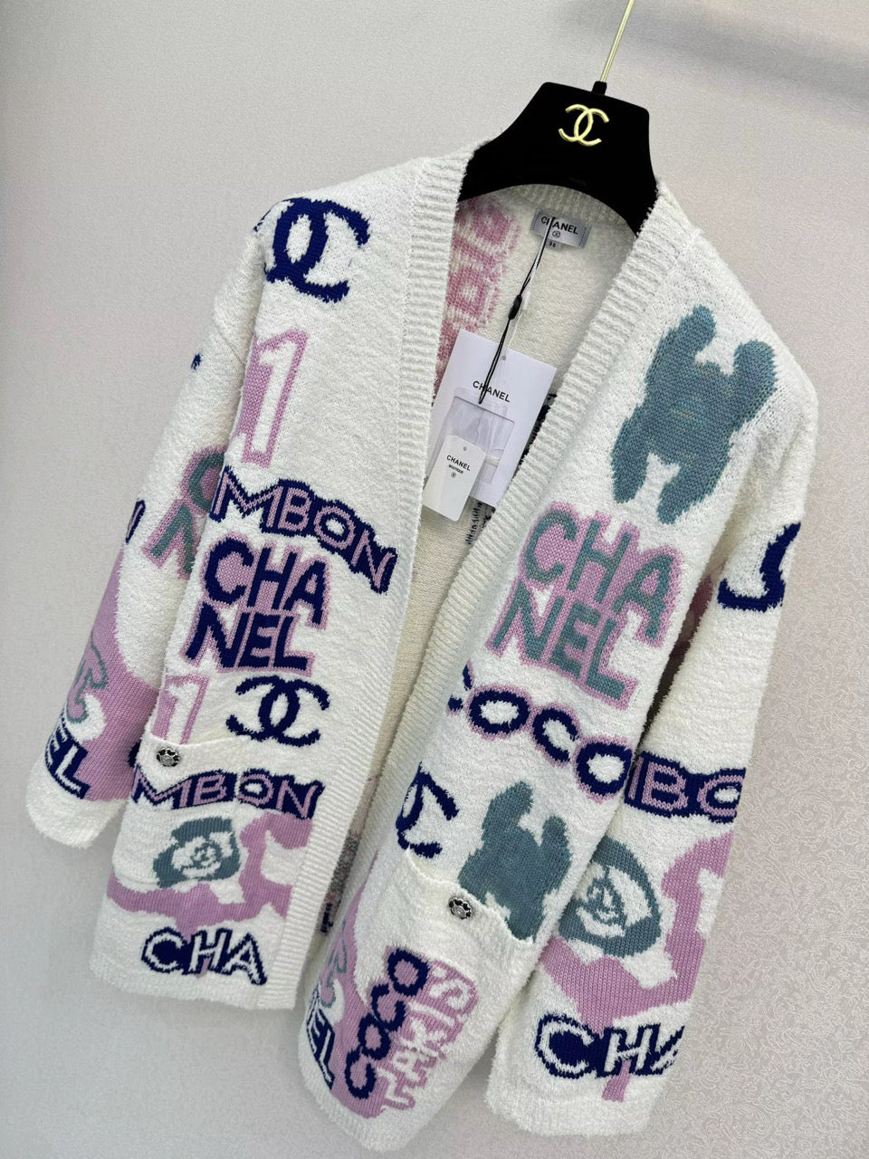 Oversized Cardigan with color