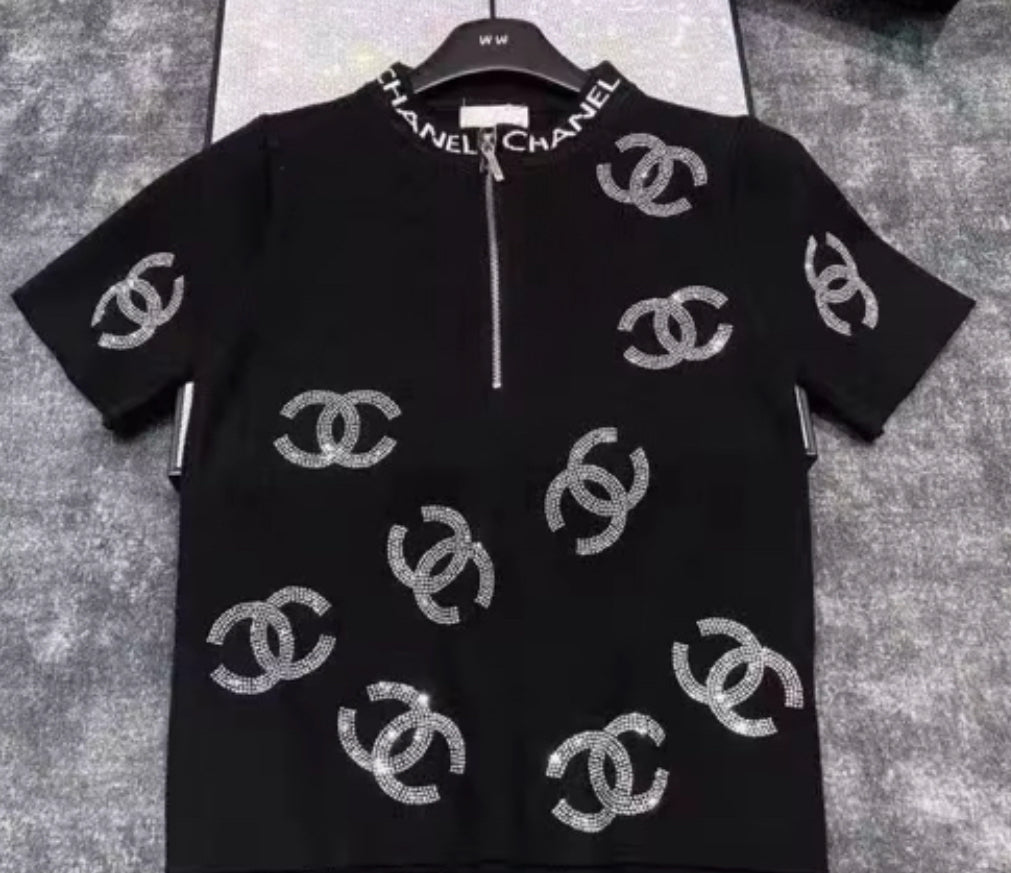 White or Black Zip Up
