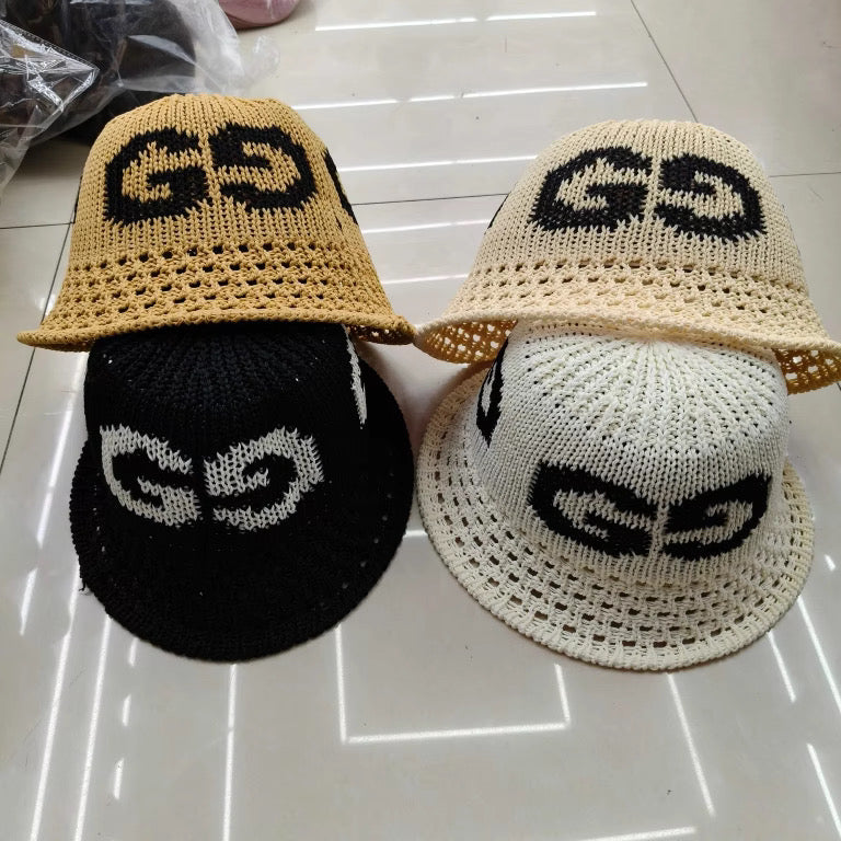 Rattan Bucket Hat (BLACK SHIP READY)