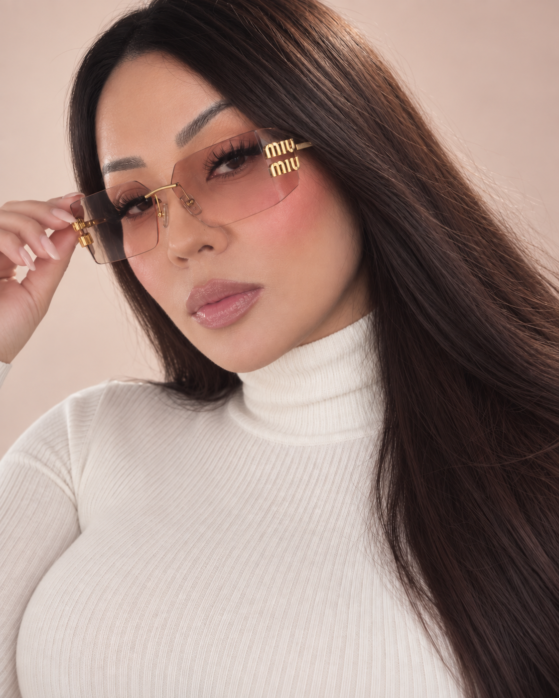 Oversized Sheer Sunglasses