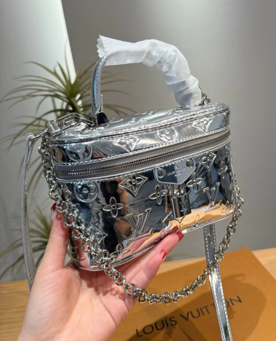 Mini Chrome Silver Top handle