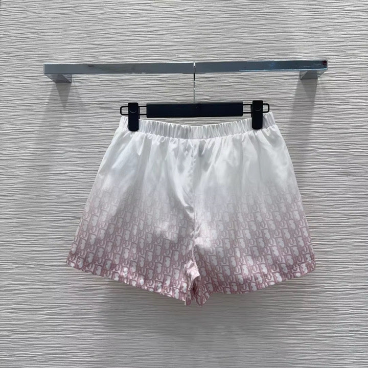 Two Piece faded short Set