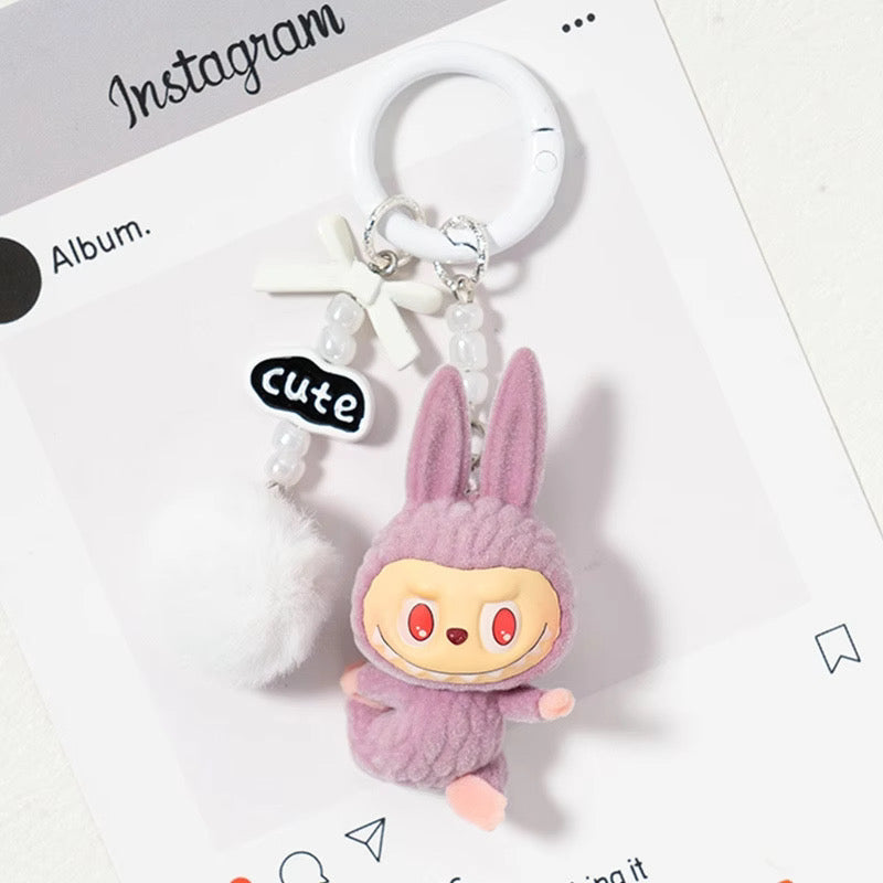 Monster Yoga keychain