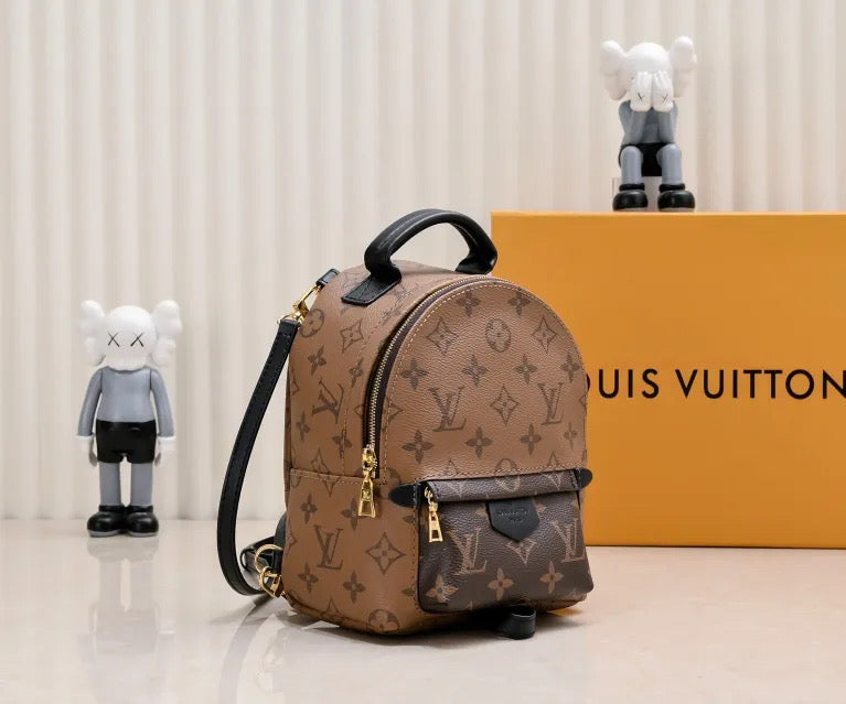Mini leather backpack