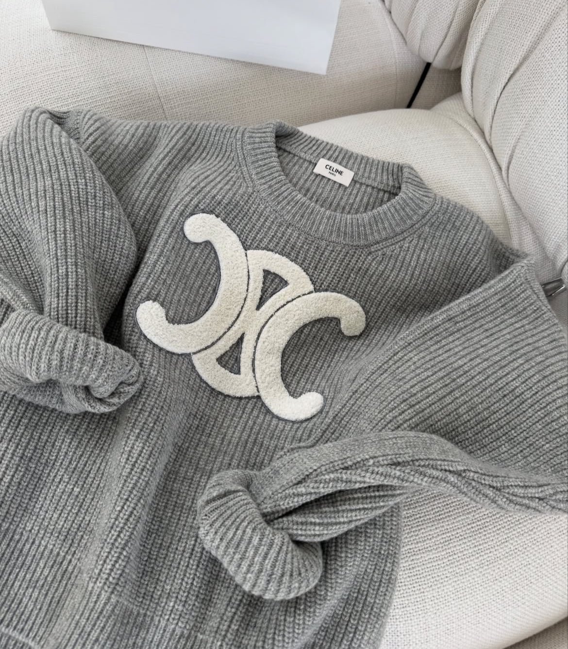 Gray Oversized Sweater