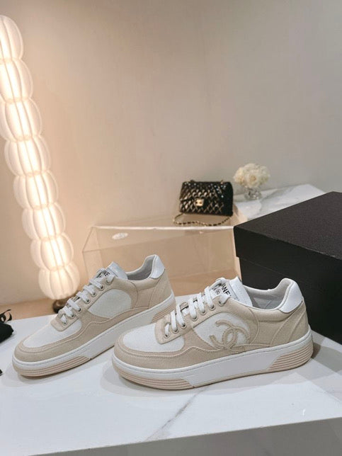 Colorful tennis shoes with white
