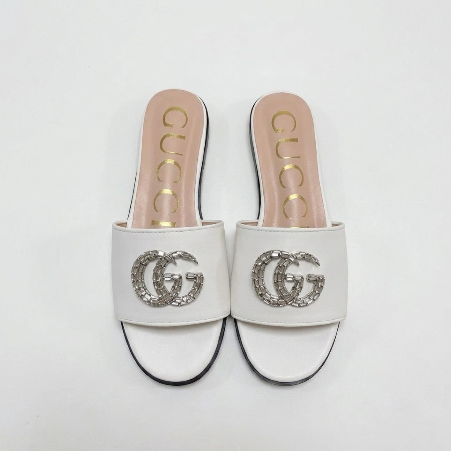 Leather Sandals with crystal