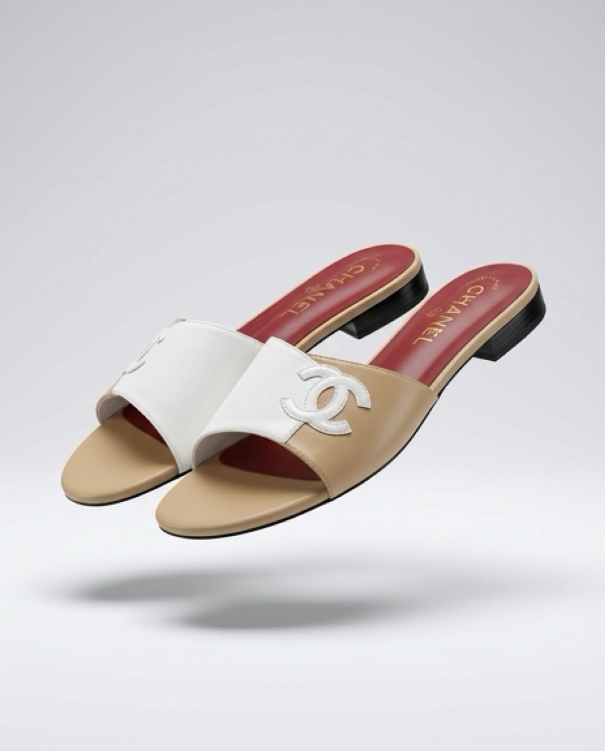Upscale leather flats