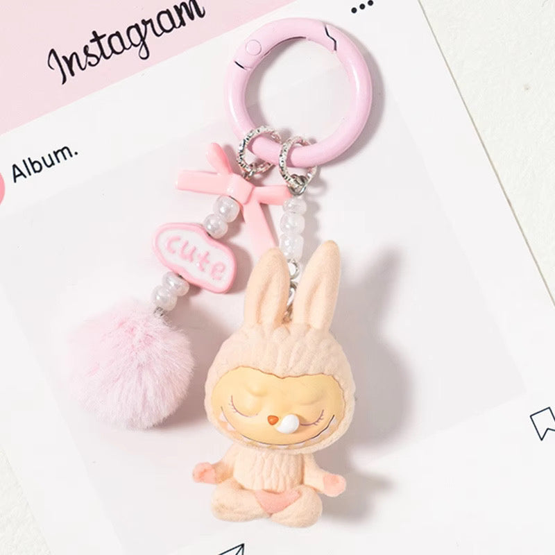 Monster Yoga keychain