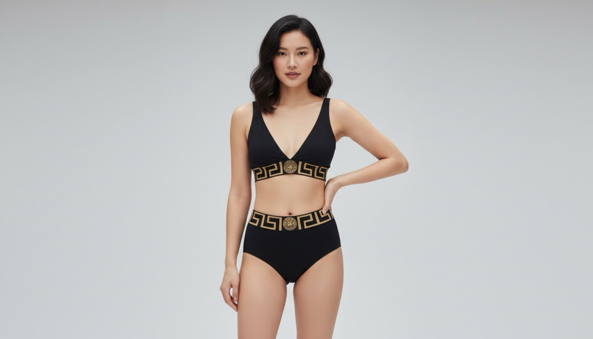 High Waisted Swim in two colors