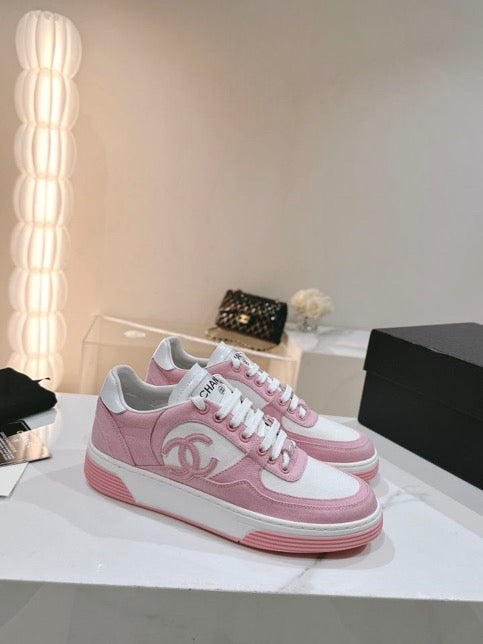 Colorful tennis shoes with white