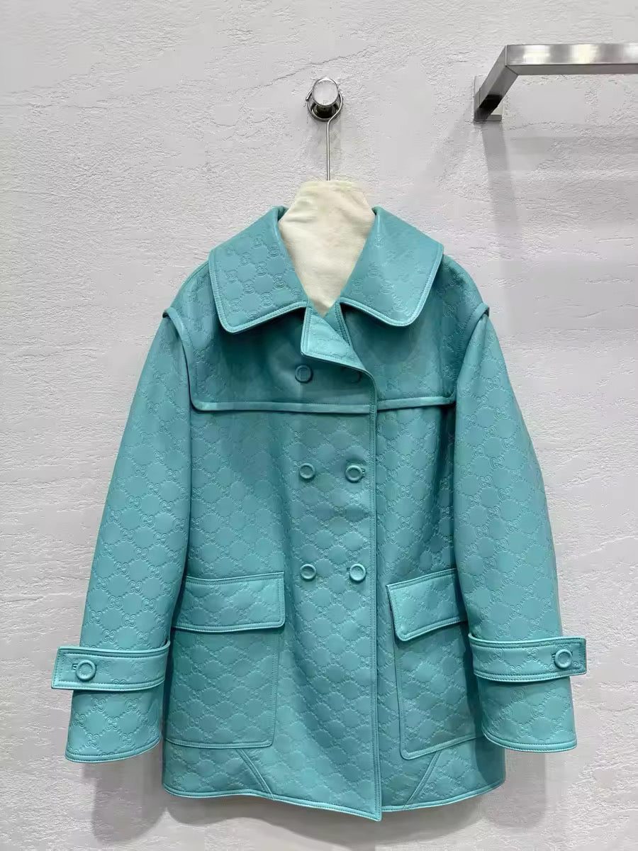 Blue Leather Set