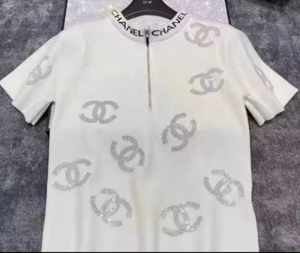 White or Black Zip Up
