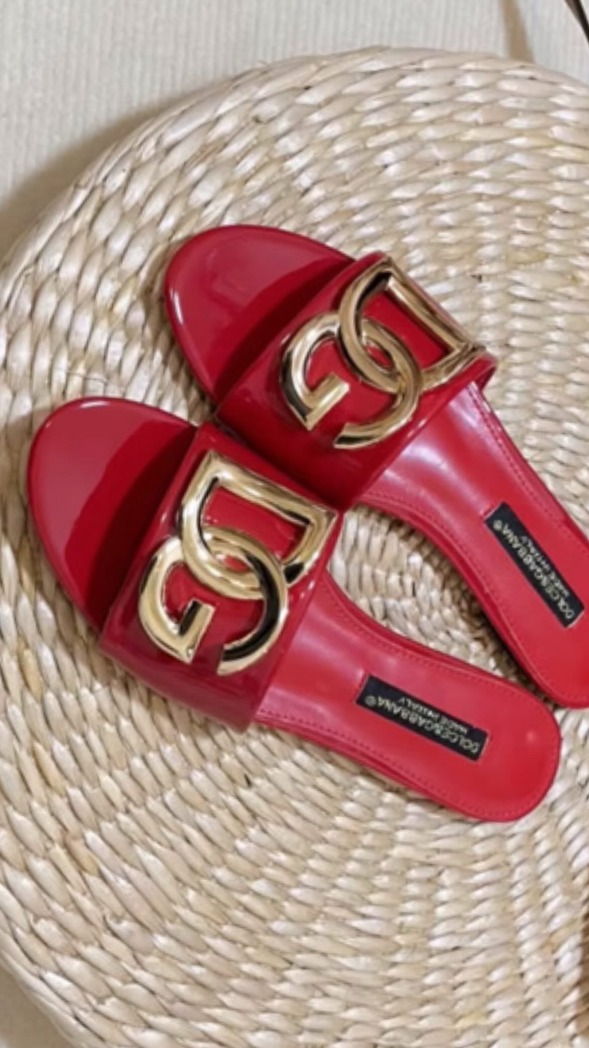 Leather bound sandal with gold