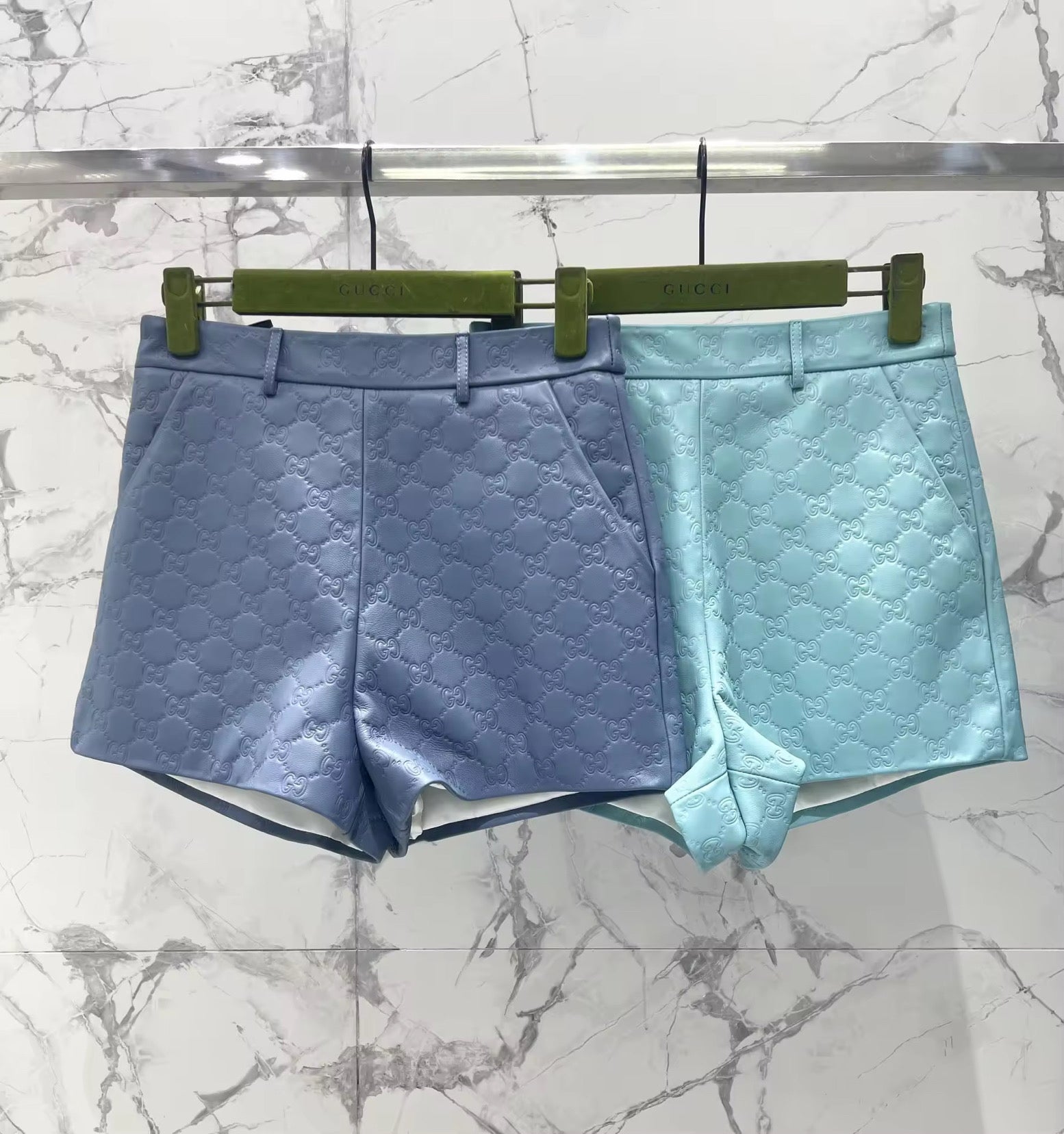 Blue Leather Set