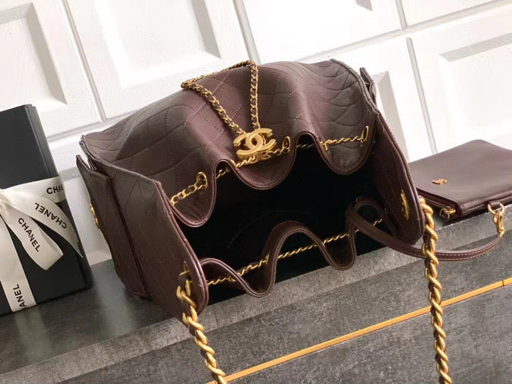 Burgundy purse