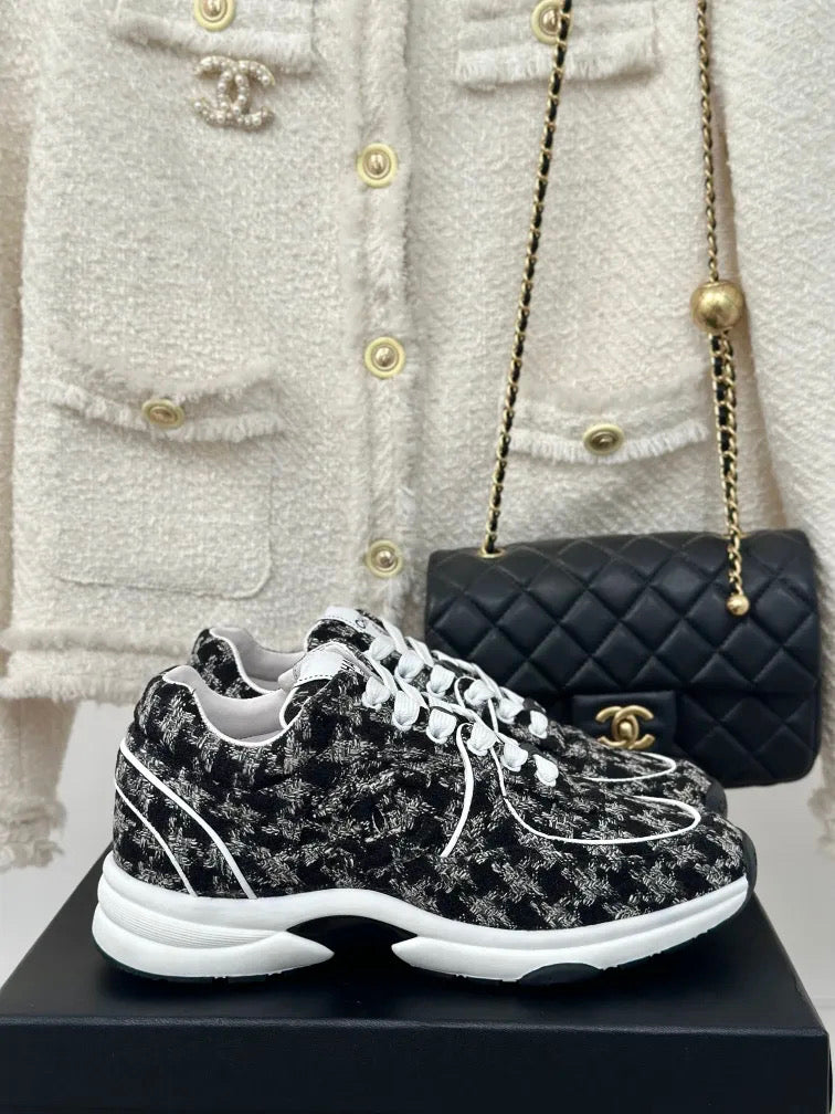 Tweed Tennis Shoe