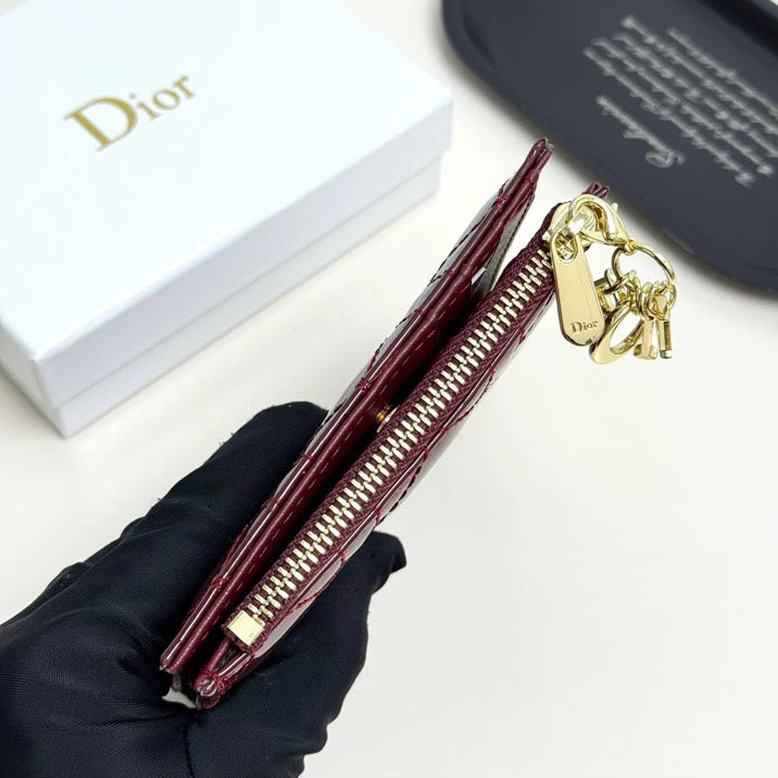 Shiny leather wallet