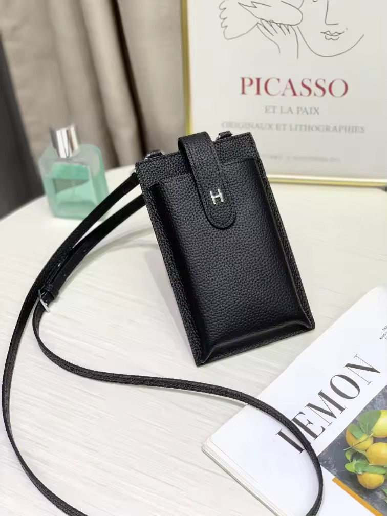 Leather cell bag