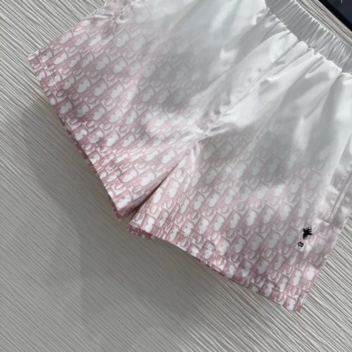 Two Piece faded short Set