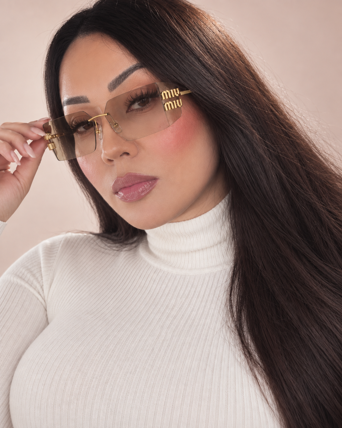 Oversized Sheer Sunglasses