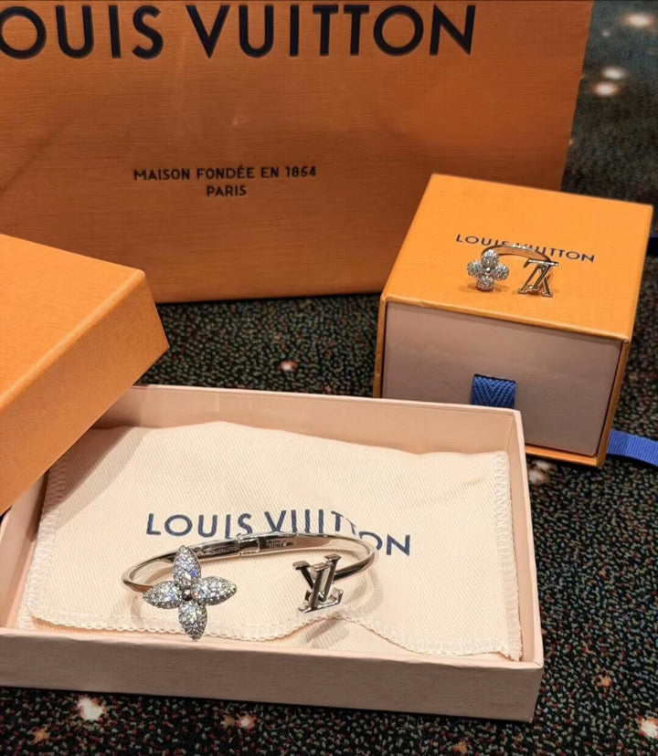 Silver Bedazzled cuff