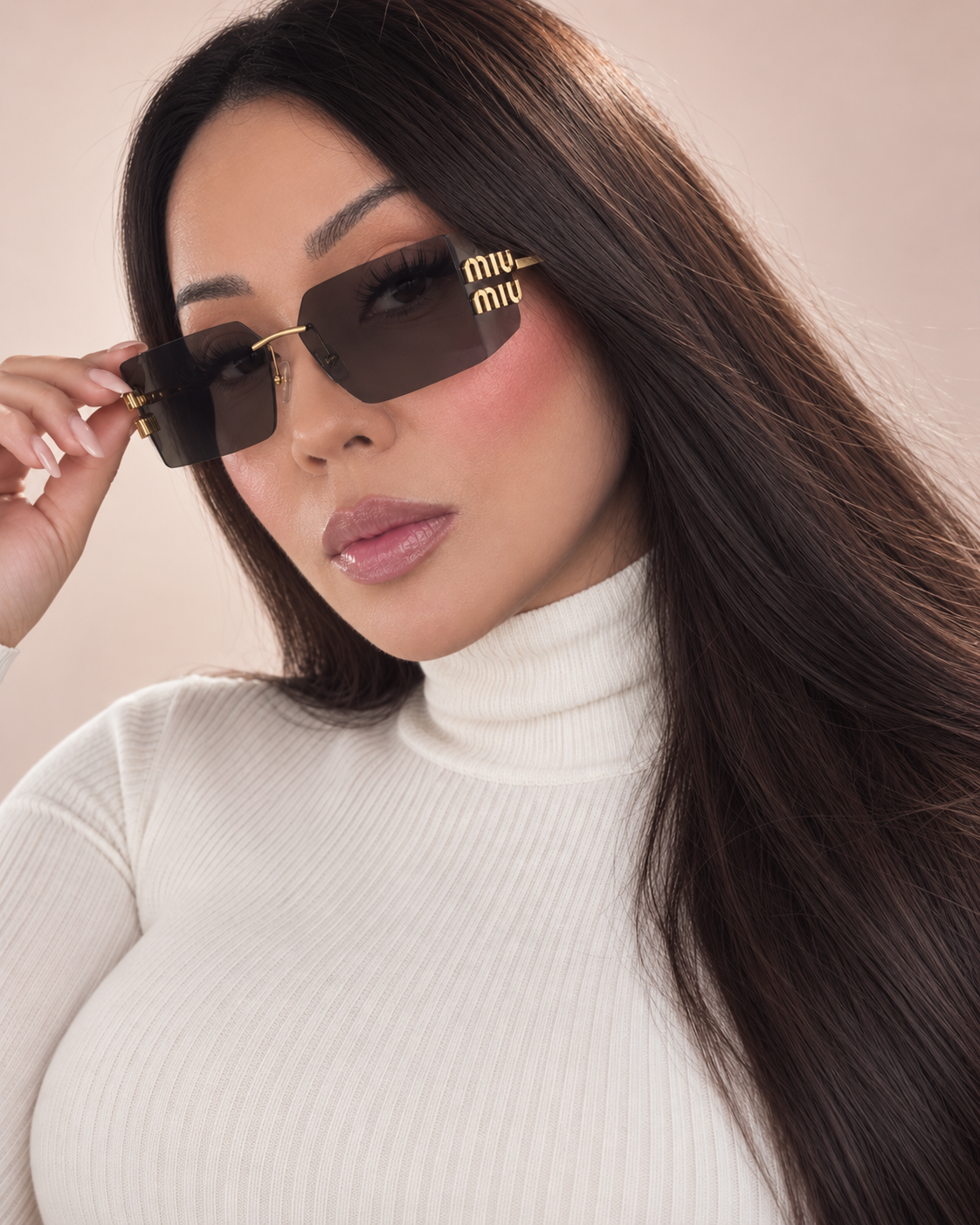 Oversized Sheer Sunglasses