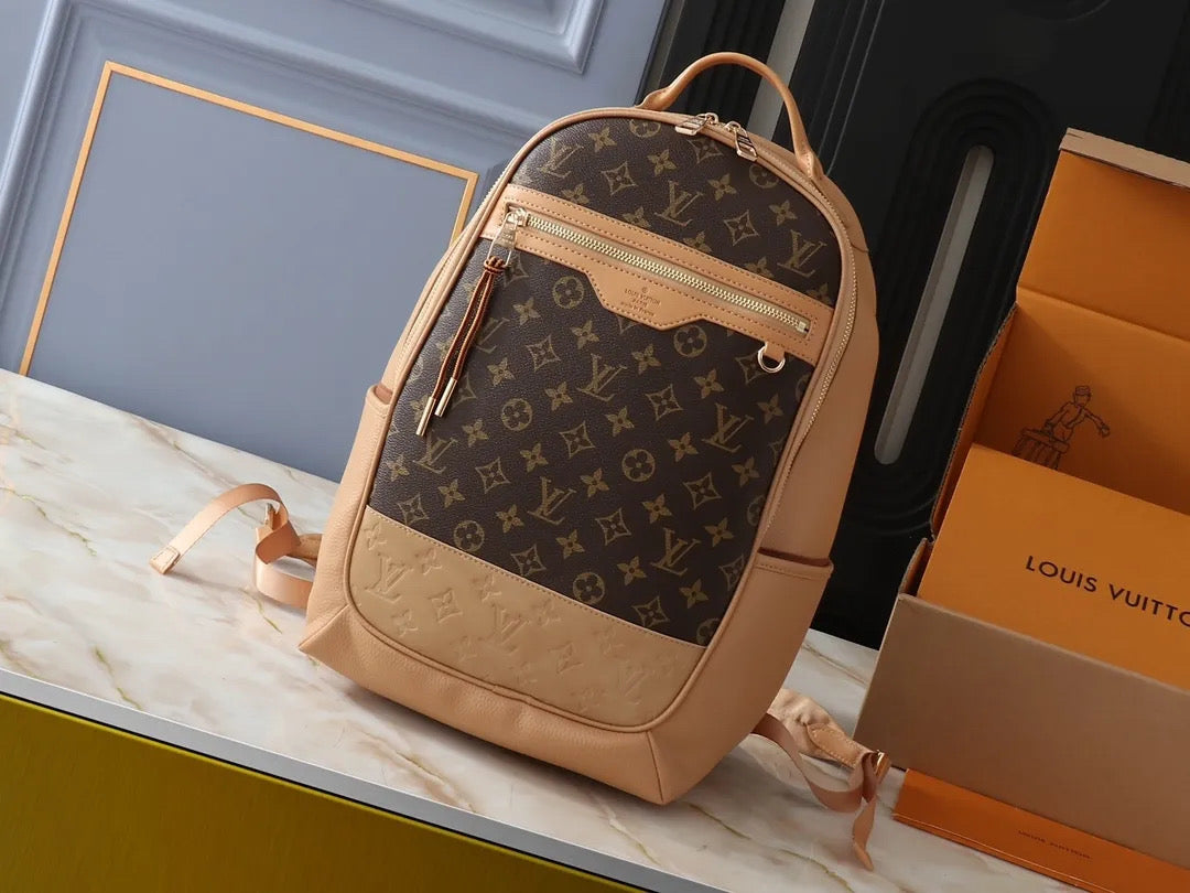 Mid Size Leather Backpack