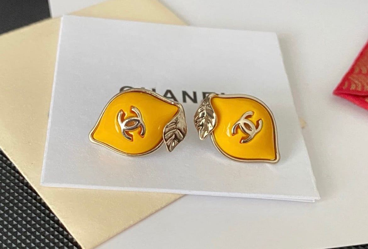 Mini Lemon Earrings