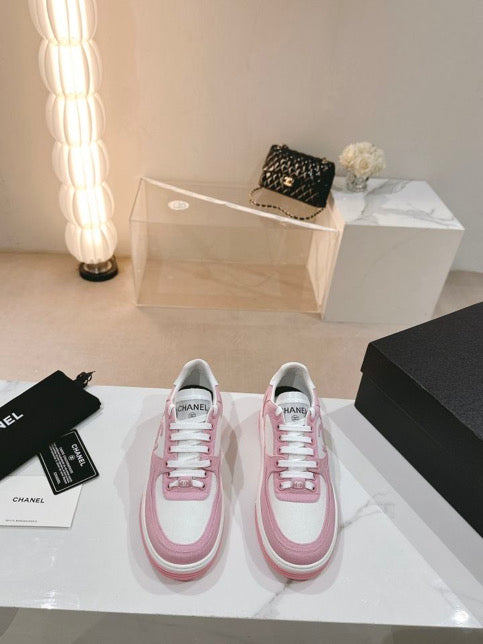 Colorful tennis shoes with white