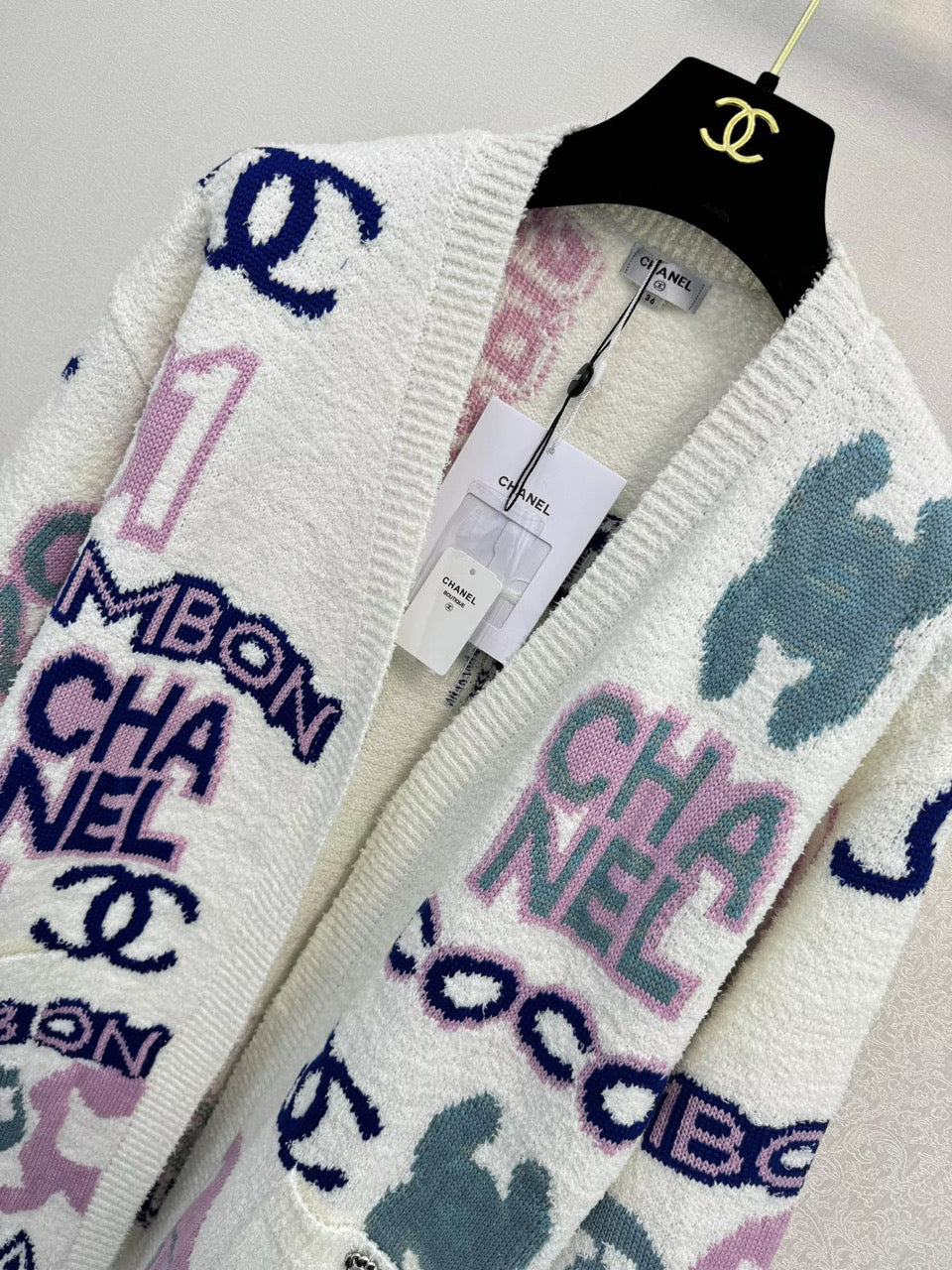 Oversized Cardigan with color