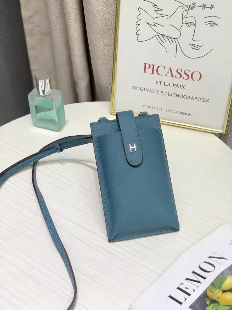 Leather cell bag
