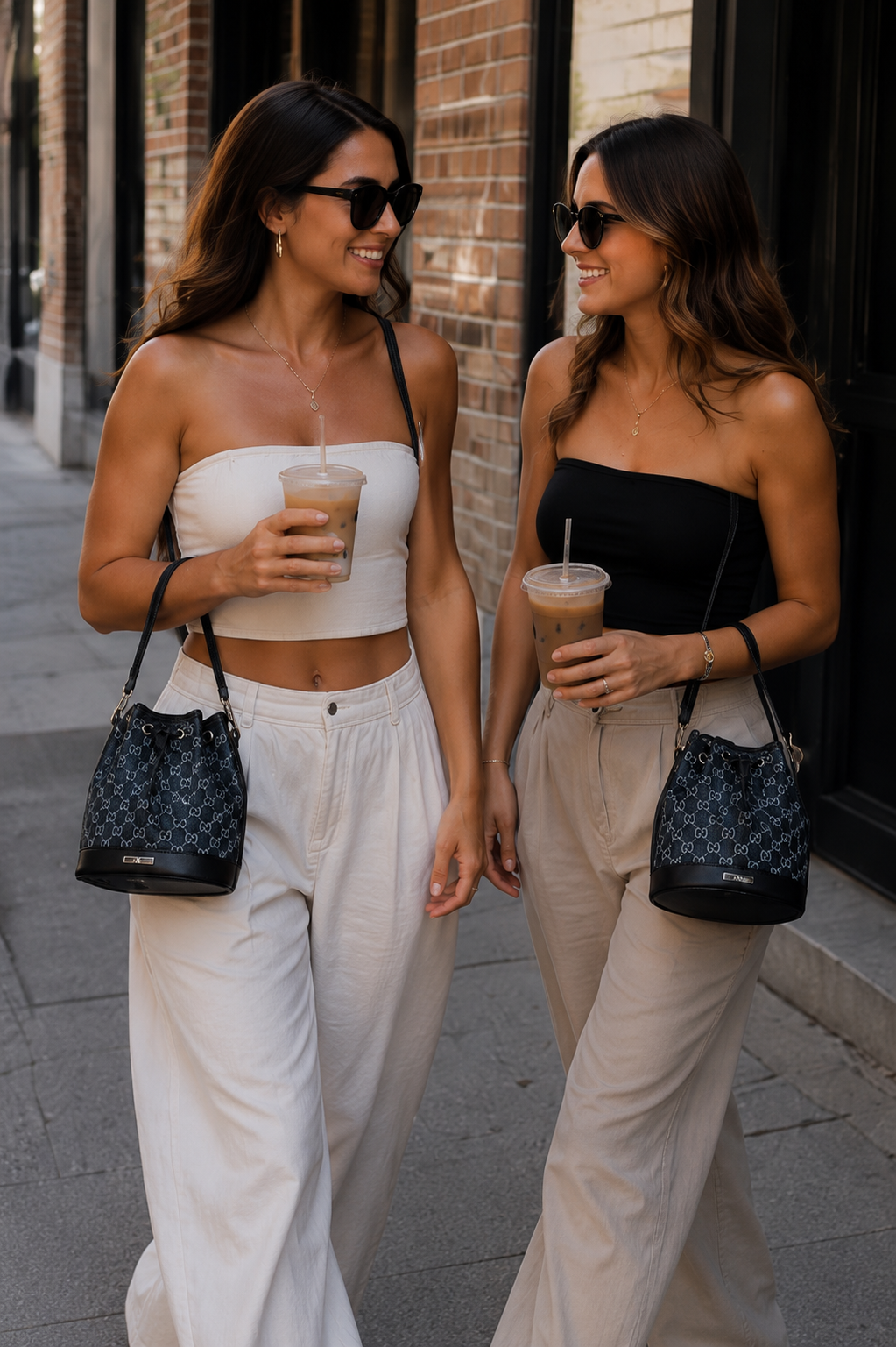 Midnight Mini Bucket Bag