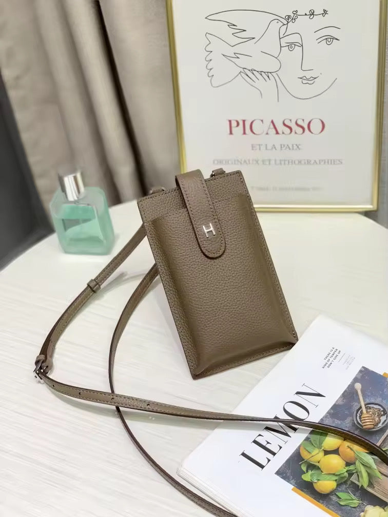 Leather cell bag