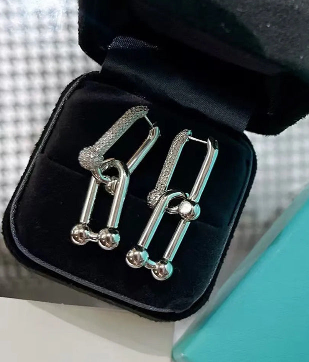 Bedazzled earrings