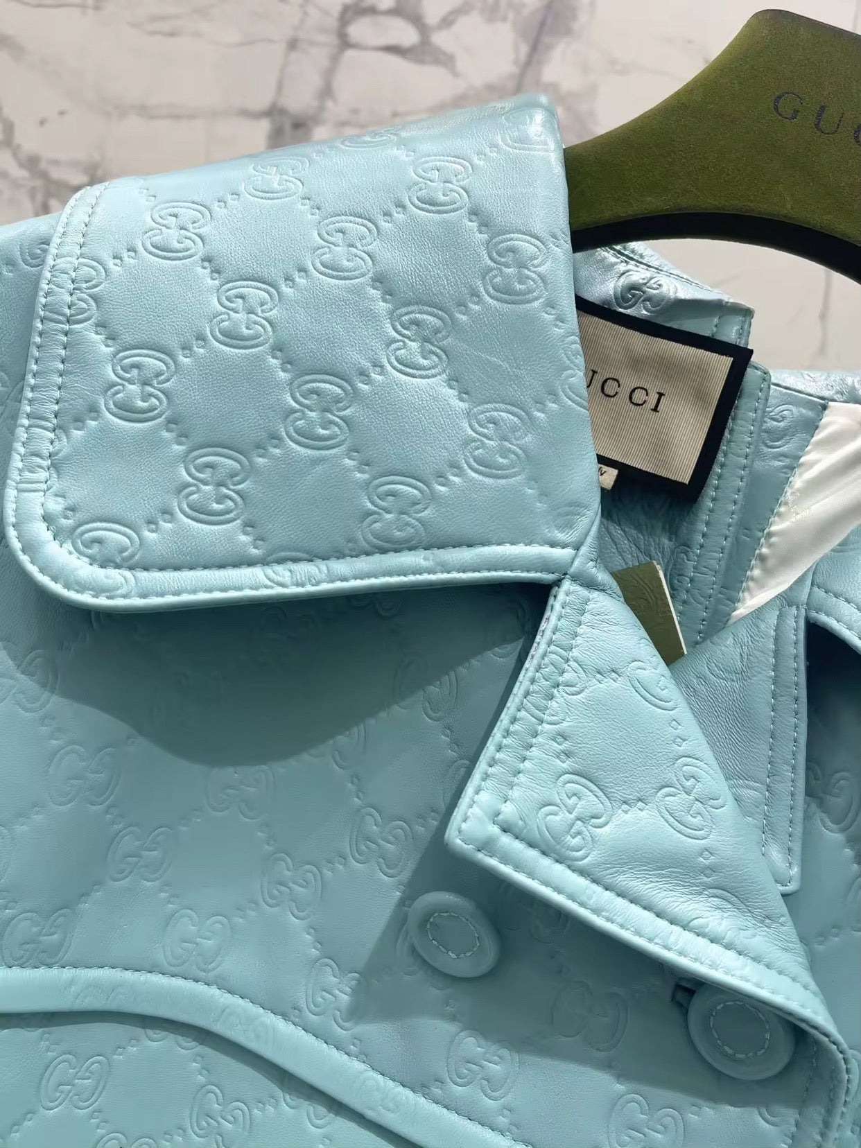 Blue Leather Set
