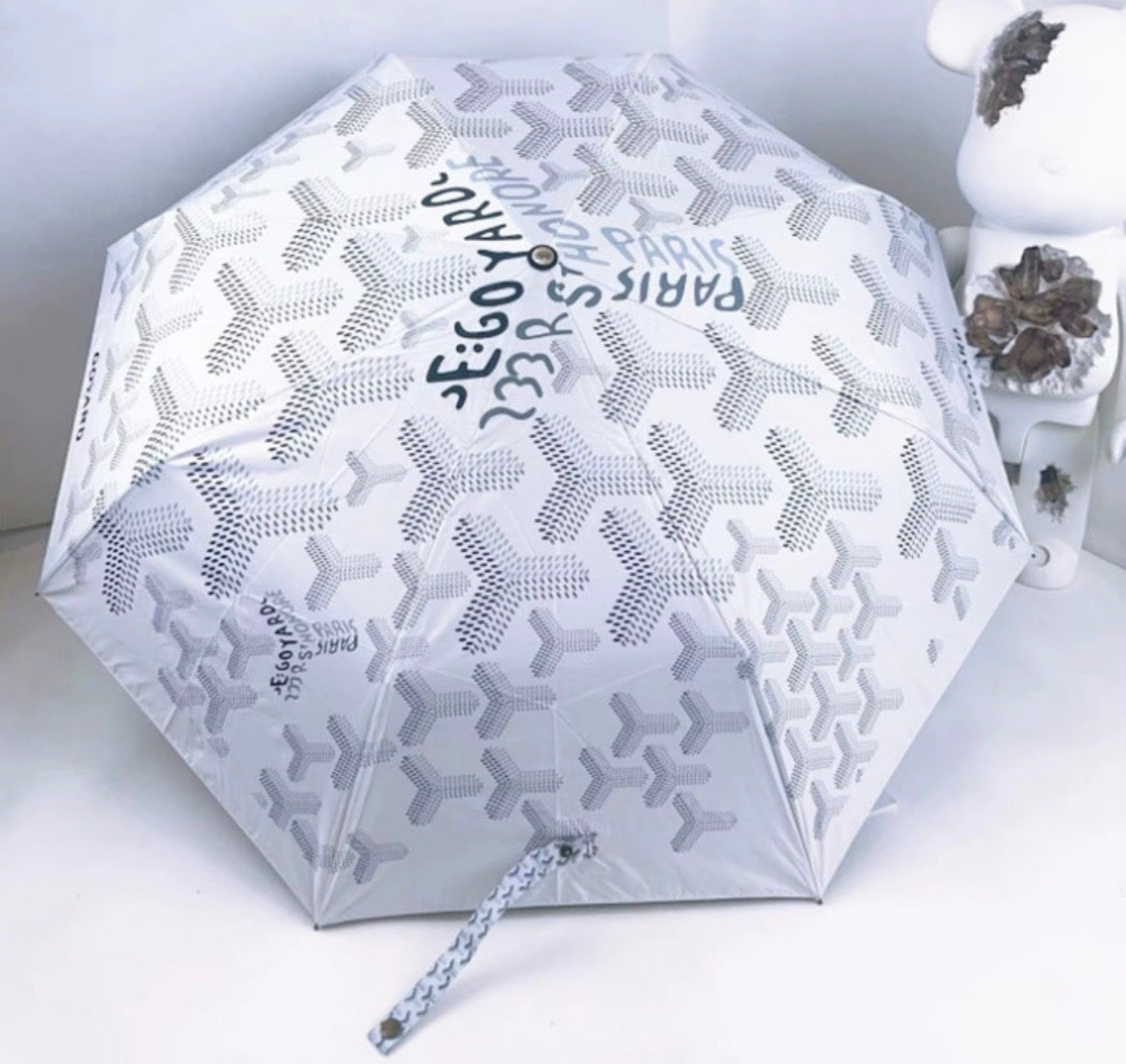 Paris Signature Print Umbrella