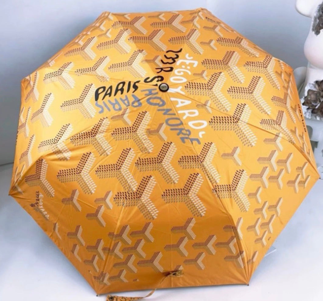 Paris Signature Print Umbrella