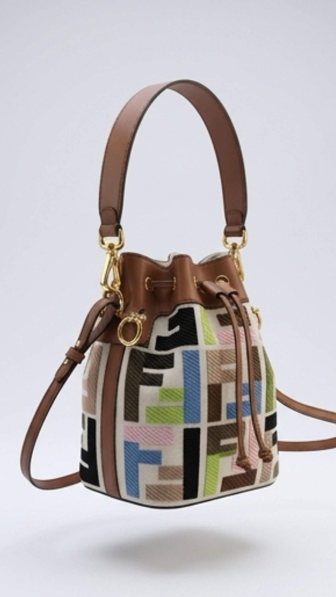 Multi color top handle purse