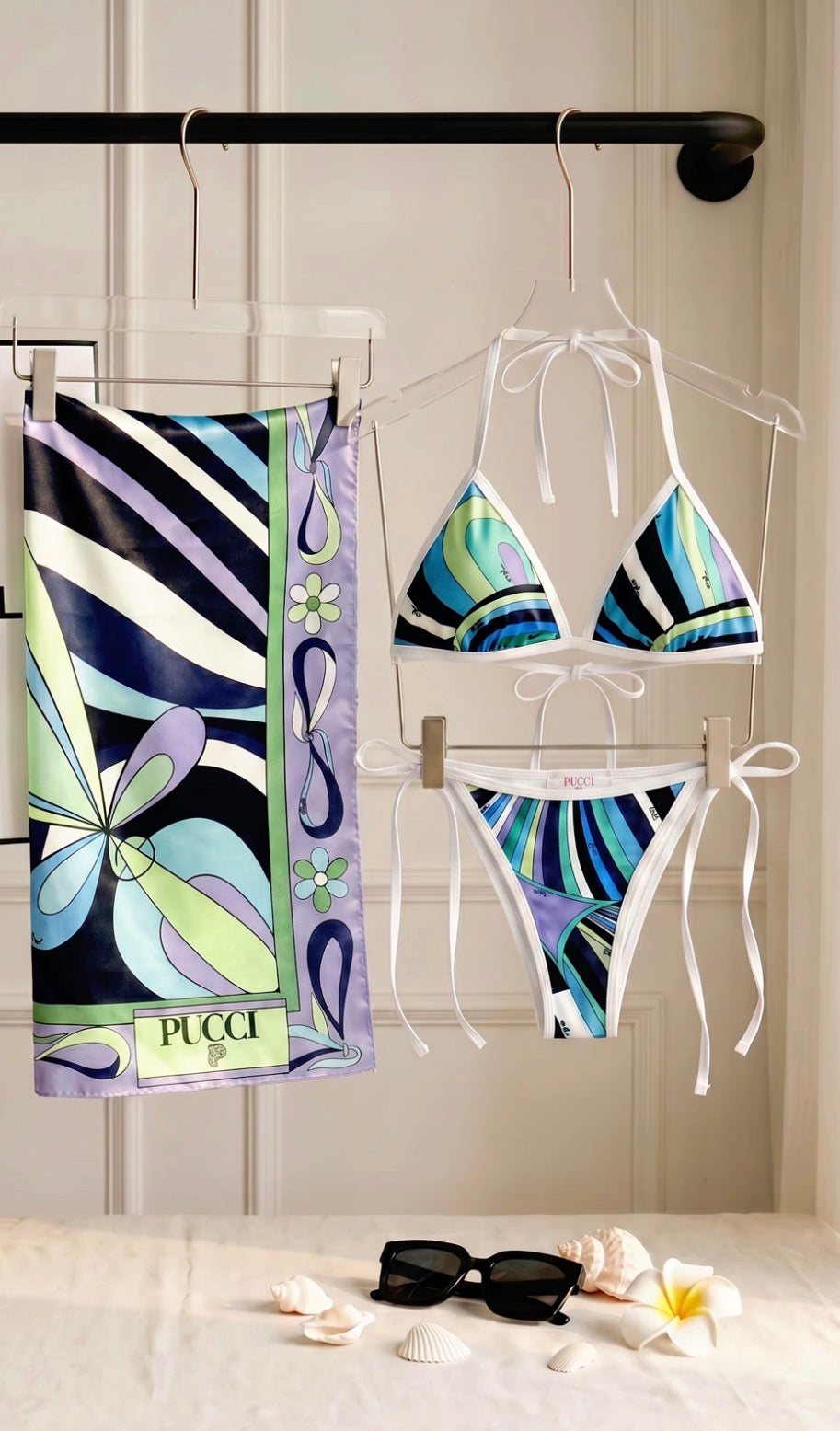 Bikini and Silk cover up
