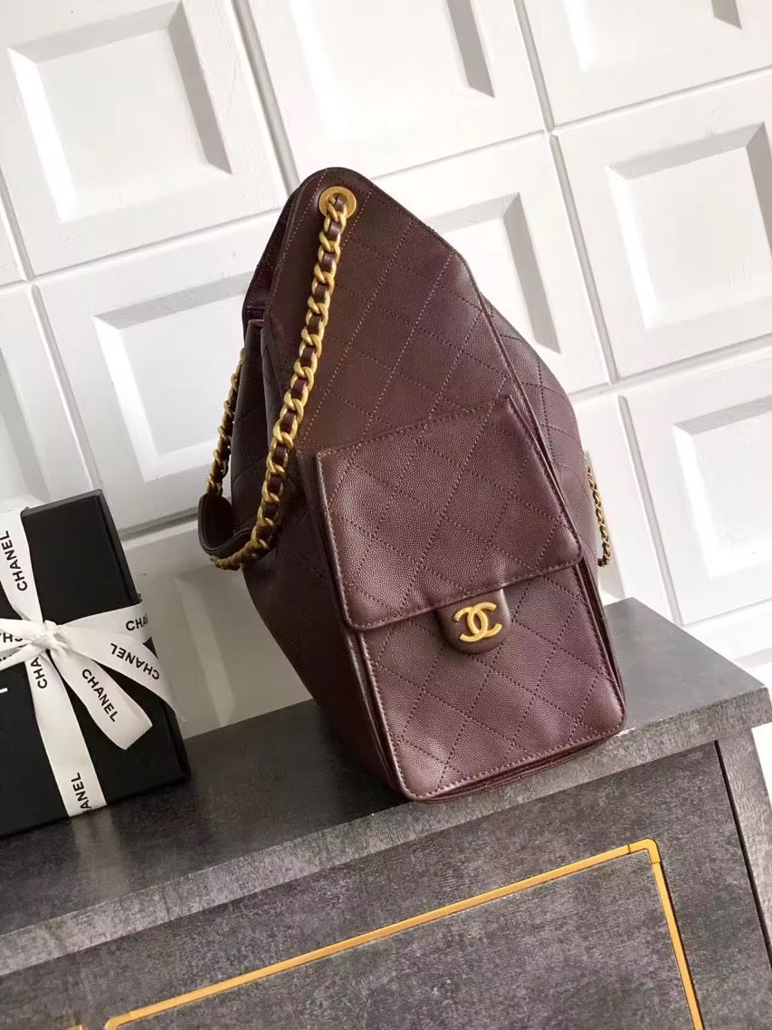 Burgundy purse
