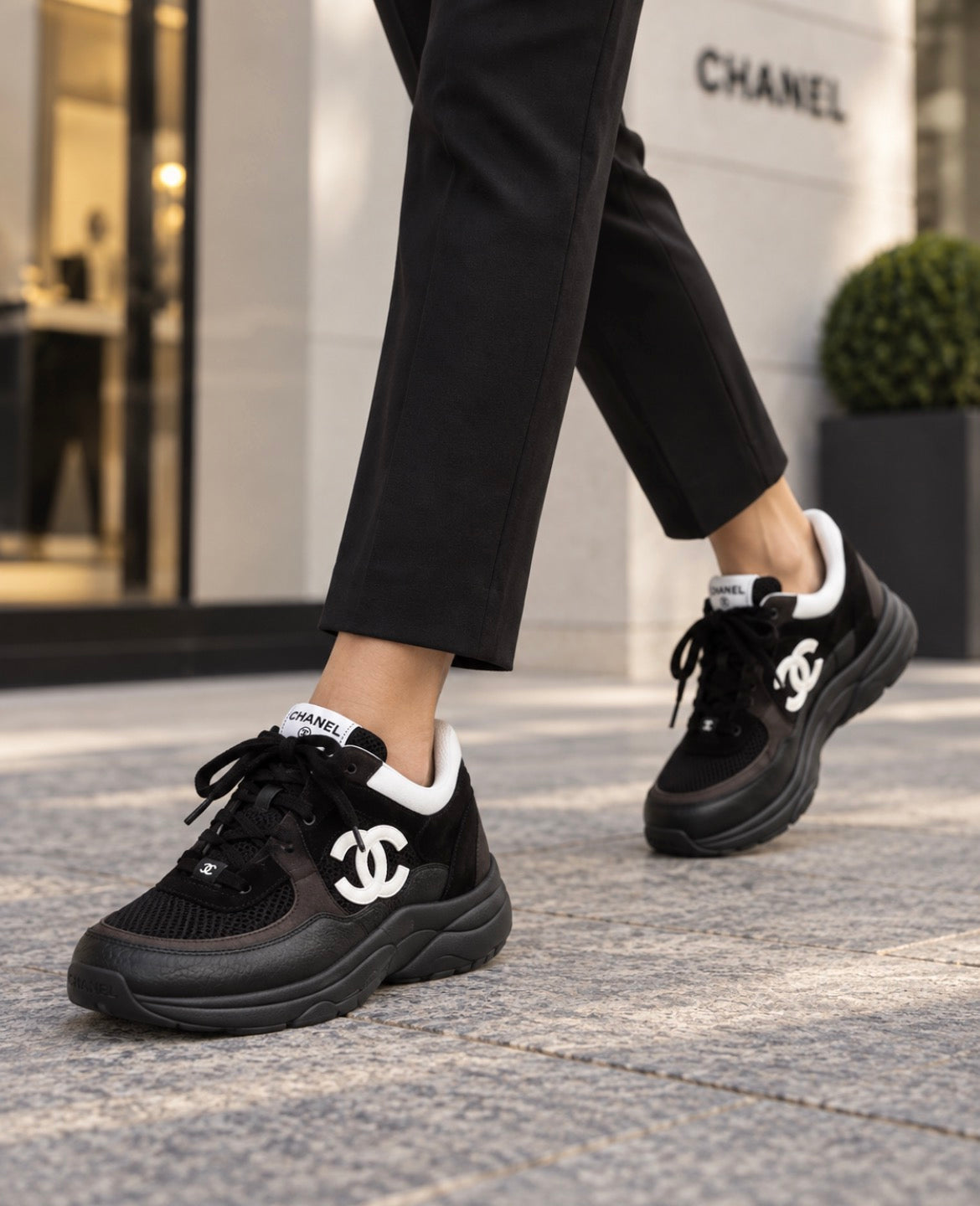 Black Suede Sneakers